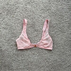 Savage X Fenty Pink Lace Bralette